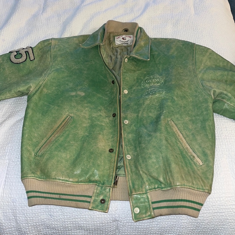 Vintage Guess USA Leather Jacket.